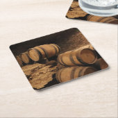 ワインケーブ スクエアペーパーコースター (アングル)