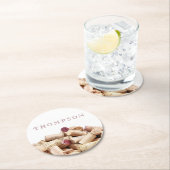 ワインコルクカスタムス紙コースター ラウンドペーパーコースター (インサイチュ)