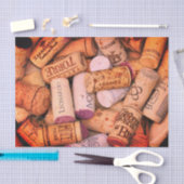 ワインコルクギフトティッシュペーパー 薄葉紙 (クラフト)