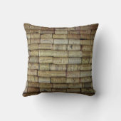 ワインコルクコラージュ クッション (裏面)