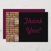 ワインコルクサンキューカード シーズンカード (正面/裏面)