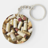 ワインコルクサークルダブルサイドキーチェーン! キーホルダー (裏面)