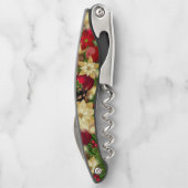 ワインコルクスクリューナイフPoinsettiaクリスマスプレゼント ソムリエナイフ (裏面)