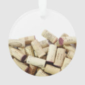 ワインコルクスパーソナライズされたオーナメント オーナメント (裏面)