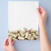 ワインコルクチラシ チラシ (手)