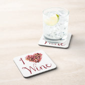 ワインコルクハートコースター コースター (右側)