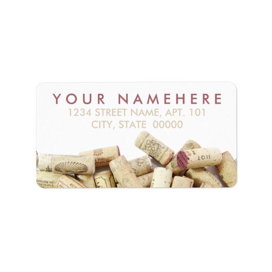 ワインコルクラベル ラベル (正面)
