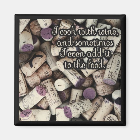 ワインコルク引用文磁石 マグネット (正面)