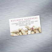 ワインコルク磁気名刺 マグネット名刺 (インサイチュ)