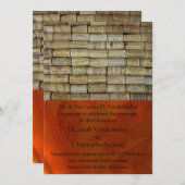 ワインコルク結婚式招待状 招待状 (正面/裏面)