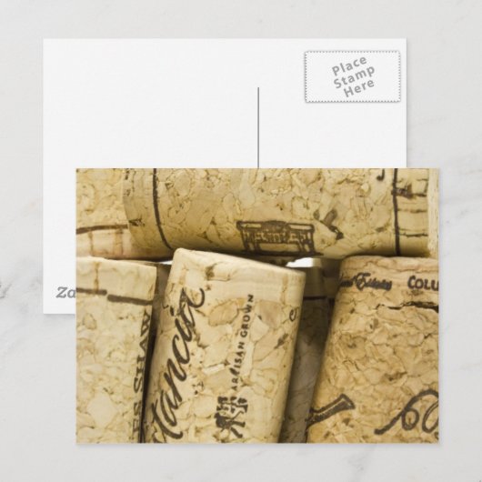 ワインコルク ポストカード (正面/裏面)