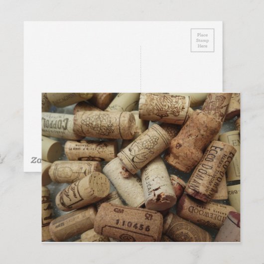 ワインコルク ポストカード (正面/裏面)