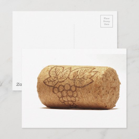 ワインコルク ポストカード (正面/裏面)