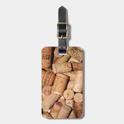 ワインコルク ラゲッジタグ (正面縦)