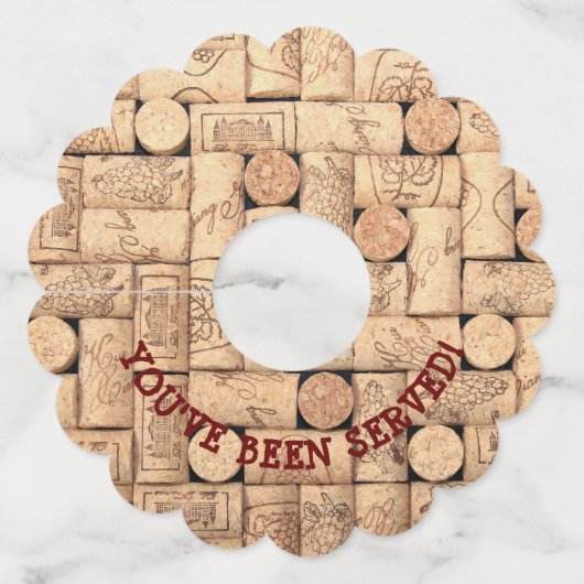 ワインコルク ワイングラスタグ (正面)