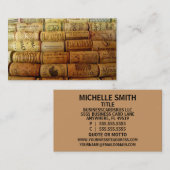 ワインコルク 名刺 (正面/裏面)