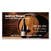 ワインコンサルタント酒屋 マグネット名刺 (正面)