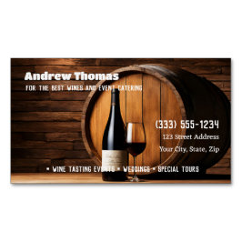 ワインコンサルタント酒屋 マグネット名刺