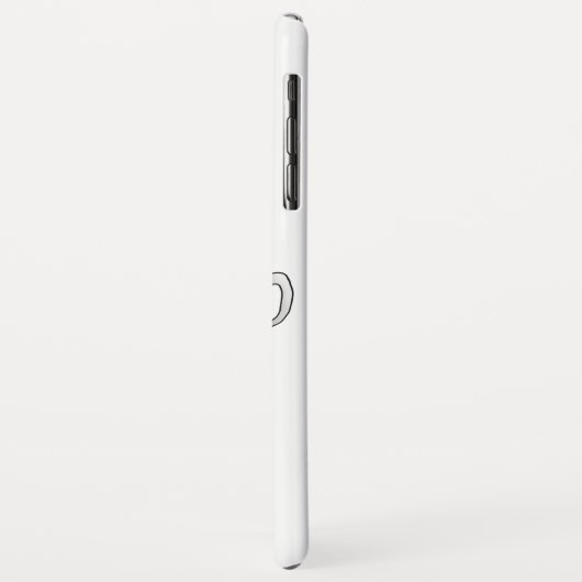 ワインコーヒー猫おもしろいかわいい漫画 Case-Mate iPhoneケース (裏面/左)