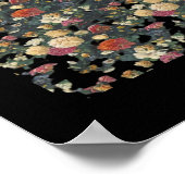 ワインシグース古ビクトリアンフローラ油絵画教室 ポスター (角)