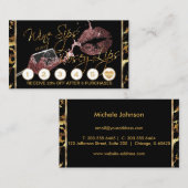 ワインシップスアンドローゼーリップス – ダスティバラ ロイヤリティカード (正面/裏面)