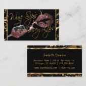 ワインシップスアンドローゼーリップス – ダスティバラ – 大理石 名刺 (正面/裏面)