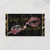 ワインシップスアンドローゼーリップス – ダスティバラ – 大理石 名刺 (正面)