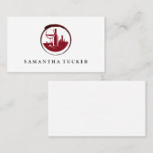 ワインシティレッドロゴ | ヴィネヤードエステートワイナリー 名刺 (正面/裏面)