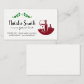 ワインシティロゴ | ぶどうつる植物 名刺 (正面/裏面)