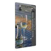 ワインショップ、バーまたはワイナリーのメニューホルダー ミニクリップボード (アングル)