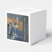 ワインショップ、バー、またはワイン用の白ワインの装飾 フェイバーボックス (裏面サイド)