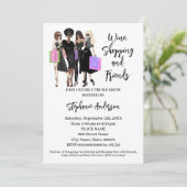 ワインショップ＆フレンドストランクショー ポップアップショップ 招待状 (スタンド正面)