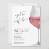 ワインシンプル60歳の誕生日パーティー 招待状 (正面)