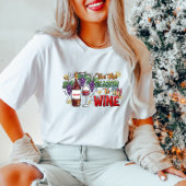 ワインシーズンのクリスマスTシャツ Tシャツ
