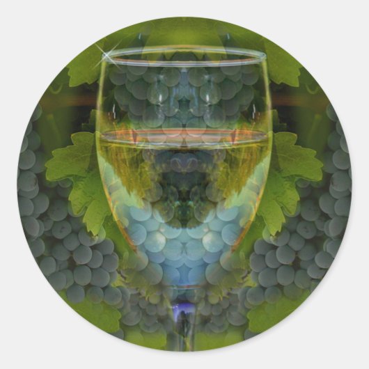 ワインシール！ ラウンドシール (正面)