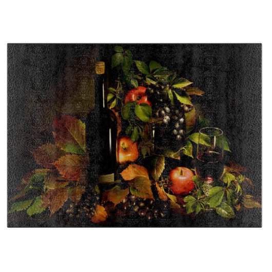 ワインスチルライフ カッティングボード (正面)