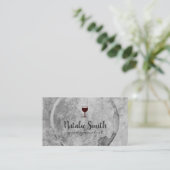 ワインステイングランジワイングラスソムリエ 名刺 (スタンド正面)