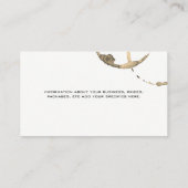 ワインステインシャンパングラス | クラシック金ゴールドブラック 名刺 (裏面)