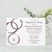 ワインステインビンヤード婚約パーティ招待状 招待状 (スタンド正面)