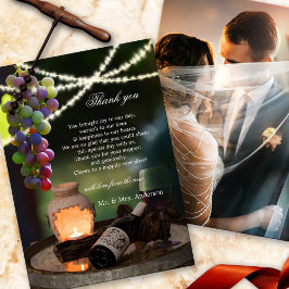 ワインストリングラ結婚イトの写真 サンキューカード