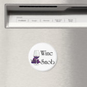 ワインスヌブTシャツとギフト。 マグネット (インサイチュ (食洗機))