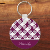 ワインスワールキーチェーン キーホルダー (正面)