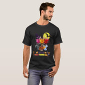 ワインズグラス感謝祭ハッピーハロ感謝祭 Tシャツ (正面フル)