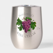 ワインセラーパーソナライズされたブドウ名ホームワイナリー (正面)