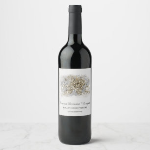 *~*ワインセラーVineyard AR21ワイナリーグレープクラスター ワインラベル