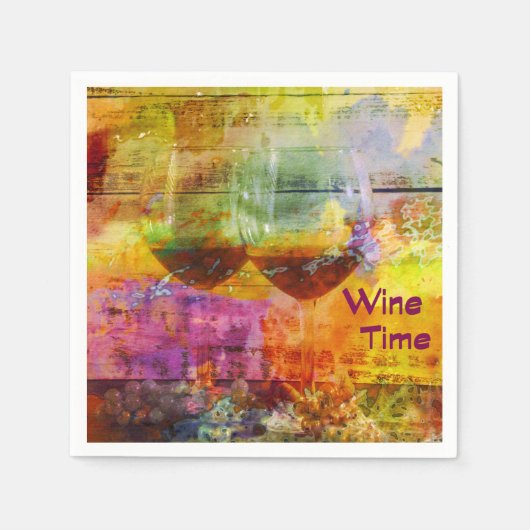 ワインタイムカクテルナプキンズ スタンダードカクテルナプキン (正面)