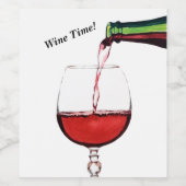 ワインタイムボトルラベル ワインラベル (シングルラベル)