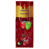 ワインタイム – ワイン抱き枕 ワインギフトバッグ (正面)