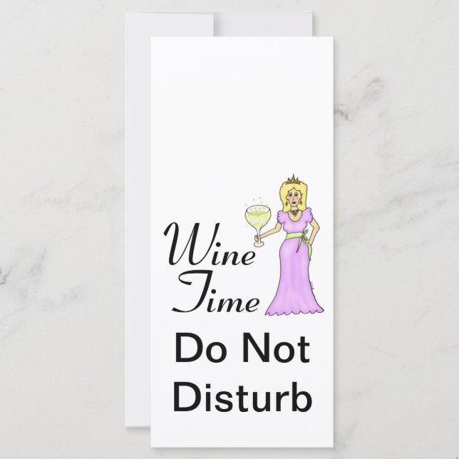 「ワインタイム」 WineWomenDesigns.comプロモーション (正面)