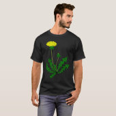 ワインタンポポ飲みワインとタンポポ115 Tシャツ (正面フル)